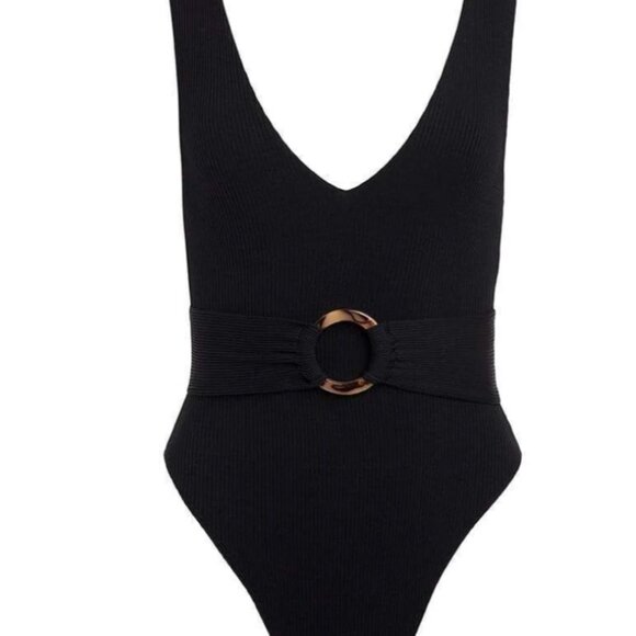 Montce Black Rib Kim One-Piece - Picture 2 of 8